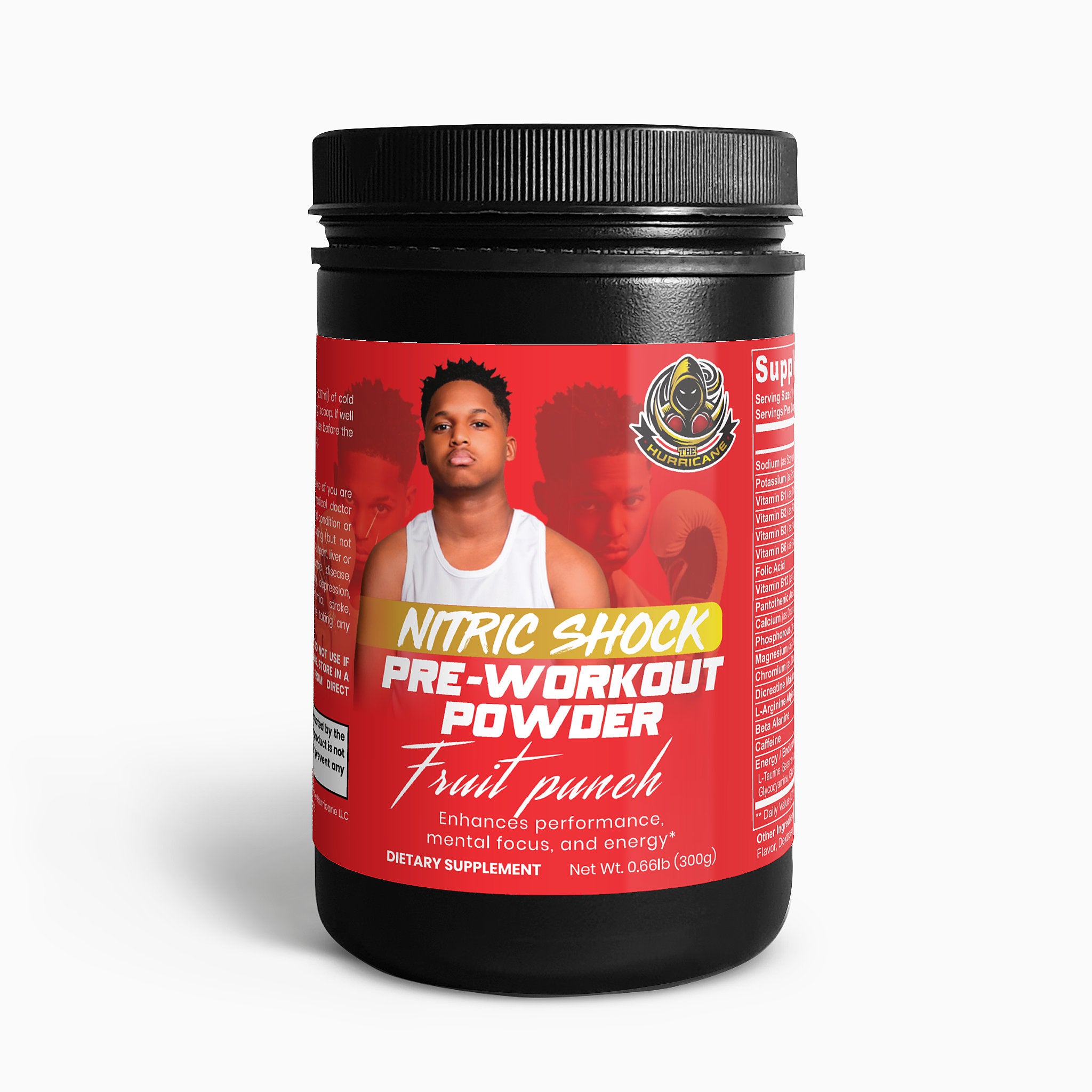 Nitric Shock Pre-Workout Powder (Fruit Punch) – Brock the Hurricane